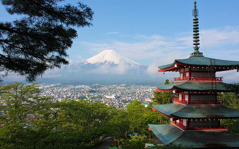 Chureito Pagoda & Mt. Fuji（Summer）